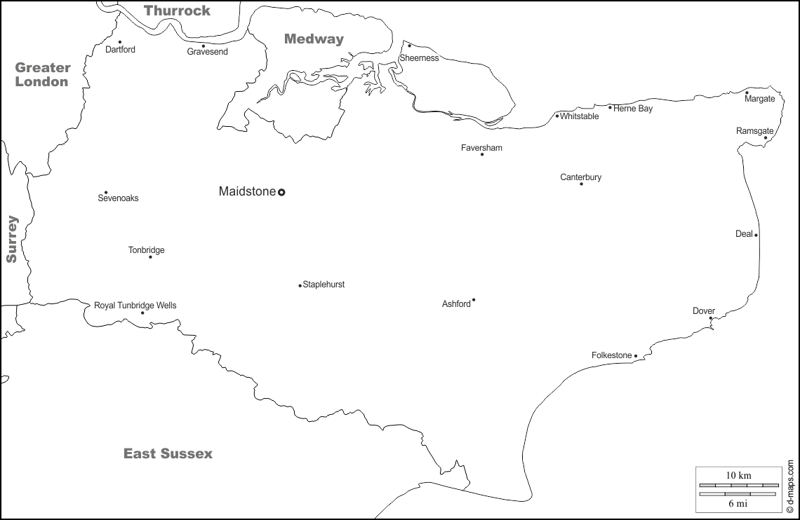 Kent map
